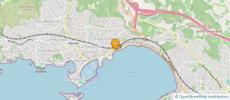 localisation de l'entreprise PALMAROSA à BANDOL