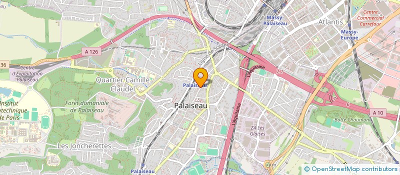 localisation de l'entreprise PALMAS à PALAISEAU