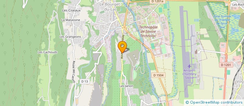 localisation de l'entreprise PALMAS GREGORY & PHILIPPE  LA MOTTE-SERVOLEX