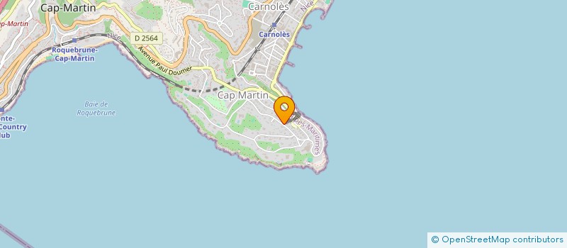 localisation de l'entreprise PALMASUD à ROQUEBRUNE-CAP-MARTIN