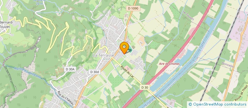 localisation de l'entreprise PALMATIA PLANTES  LA TERRASSE