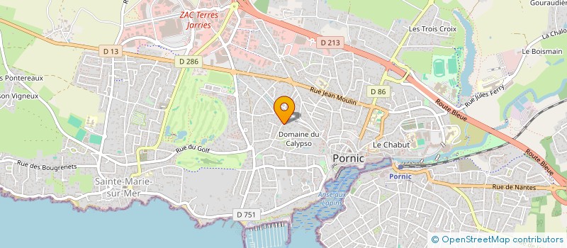 localisation de l'entreprise PALME DE RETZ  PORNIC