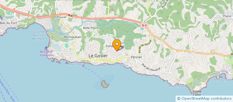 localisation de l'entreprise PALMEA  LE GOSIER