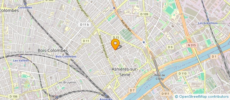 localisation de l'entreprise PALMEIRA à ASNIERES-SUR-SEINE