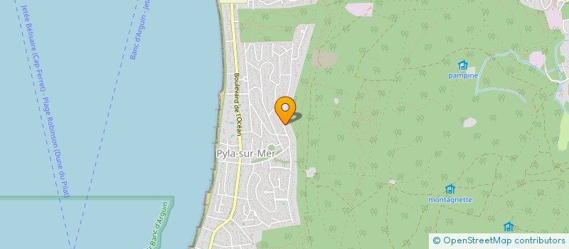 localisation de l'entreprise PALMER  LA TESTE-DE-BUCH