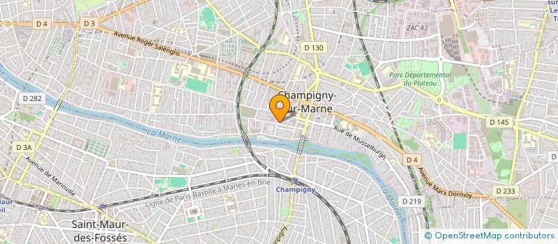 localisation de l'entreprise PALMER AI à CHAMPIGNY-SUR-MARNE