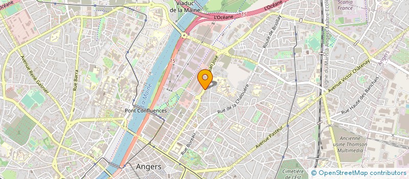 localisation de l'entreprise PALMER FRUITS à ANGERS