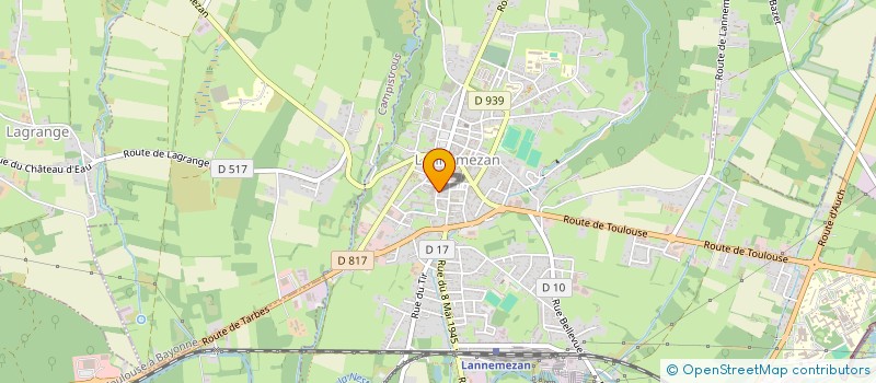 localisation de l'entreprise PALMER JACQUES - LE FRUITIER DU PLATEAU à LANNEMEZAN
