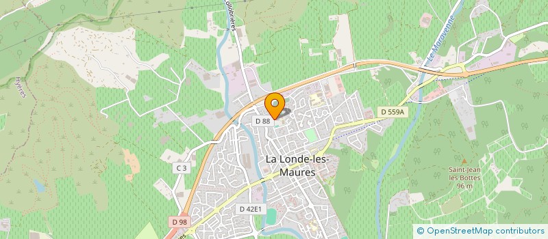 localisation de l'entreprise PALMERA DRONES à LA LONDE-LES-MAURES