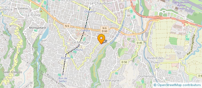 localisation de l'entreprise PALMERAIE à SAINT-DENIS