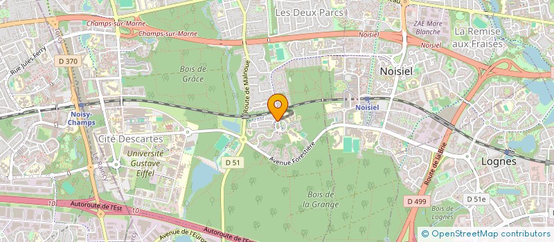 localisation de l'entreprise PALMERAIE PROMOTION  SUCY-EN-BRIE