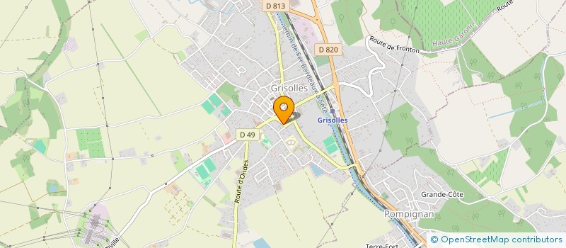 localisation de l'entreprise PALMERO DANEL IMMOBILIERS  GRISOLLES