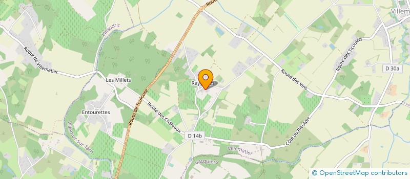 localisation de l'entreprise PALMERO JEROME  VILLEMATIER