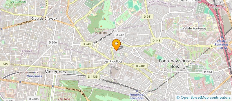 localisation de l'entreprise PALMIER à FONTENAY-SOUS-BOIS