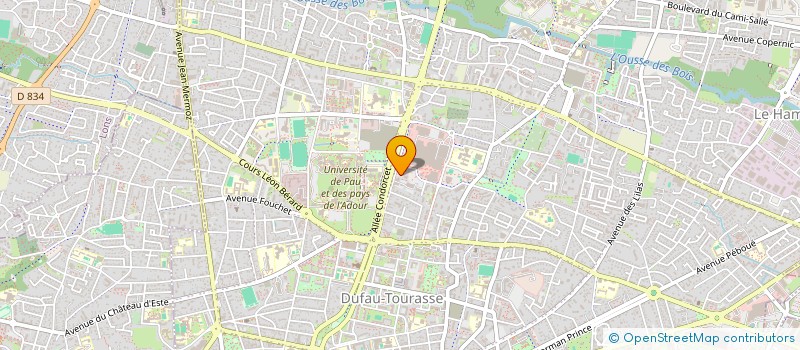 localisation de l'entreprise PALMIER à PAU
