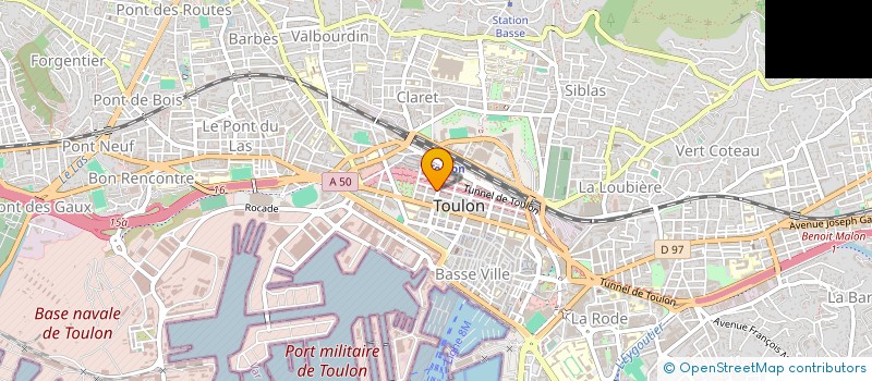 localisation de l'entreprise PALMIER MARINE  TOULON