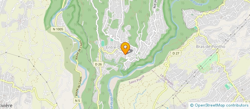 localisation de l'entreprise PALMIER ROYAL  ENTRE-DEUX