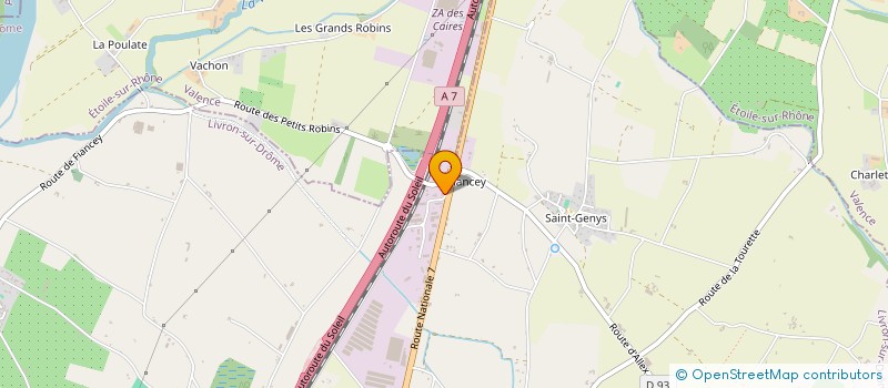 localisation de l'entreprise PALMIERS PRESTIGE à LIVRON-SUR-DROME