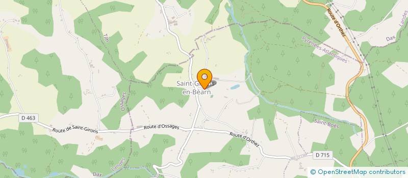 localisation de l'entreprise PALMIGIR  SAINT-GIRONS-EN-BEARN