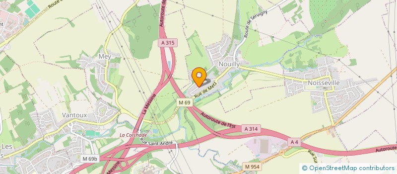 localisation de l'entreprise PALMIMMO  NOUILLY