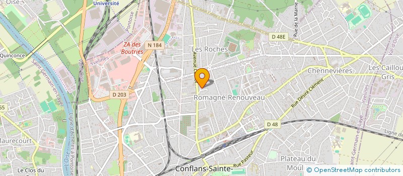 localisation de l'entreprise PALMIRA  CONFLANS-SAINTE-HONORINE