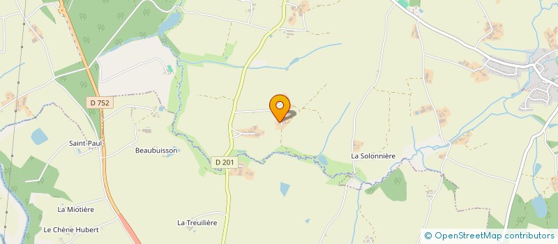 localisation de l'entreprise PALMIVO à MONTREVAULT-SUR-EVRE