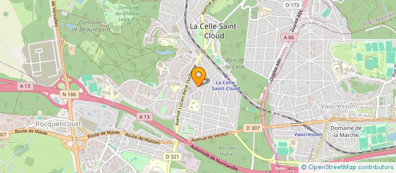 localisation de l'entreprise PALMO  LA CELLE-SAINT-CLOUD