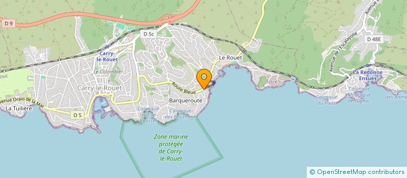 localisation de l'entreprise PALMS  CARRY-LE-ROUET