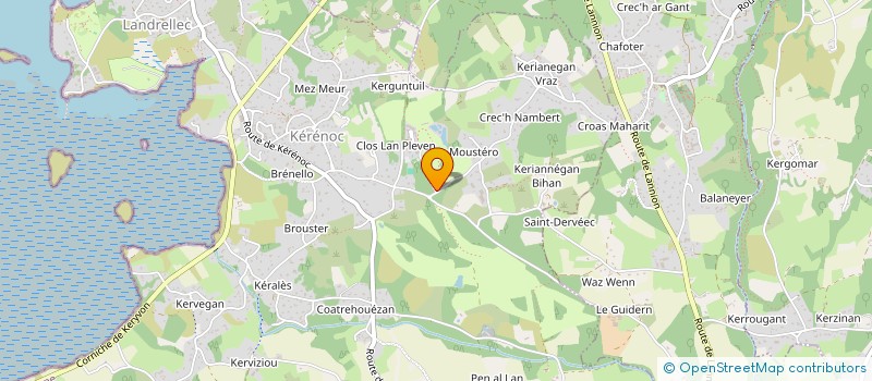 localisation de l'entreprise PALMS  PLEUMEUR-BODOU