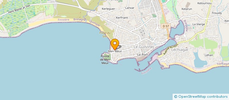 localisation de l'entreprise PALMS  GUILVINEC