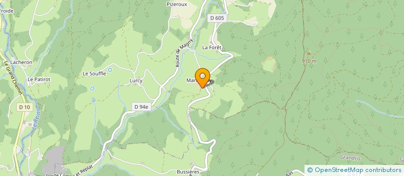 localisation de l'entreprise PALMWATER-INTERNATIONAL  SAINT-BONNET-LE-TRONCY