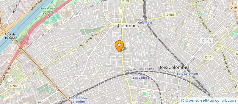 localisation de l'entreprise PALMYRE à COLOMBES