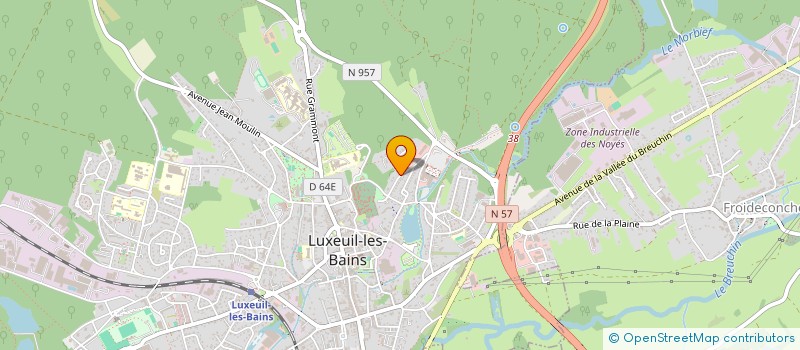 localisation de l'entreprise PALMYRE IMMOBILIER à LUXEUIL-LES-BAINS