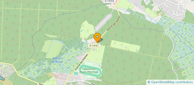 localisation de l'entreprise PALMYRE LOISIRS  LES MATHES