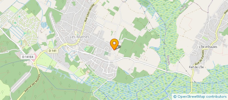 localisation de l'entreprise PALMYRE PEINTURE  LES MATHES