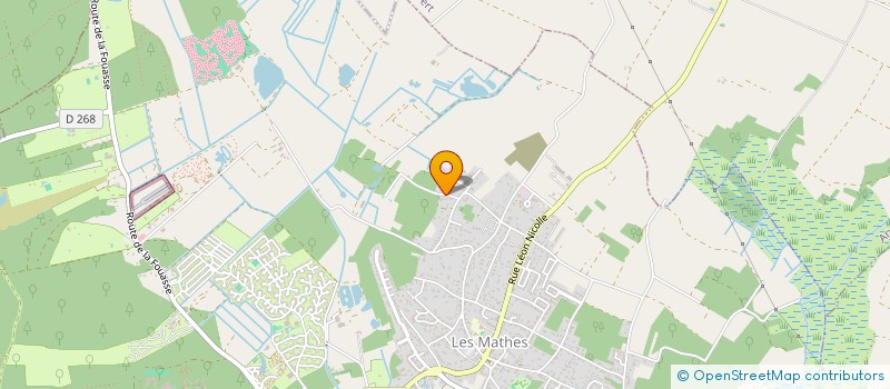 localisation de l'entreprise PALMYRE RENOVE  LES MATHES