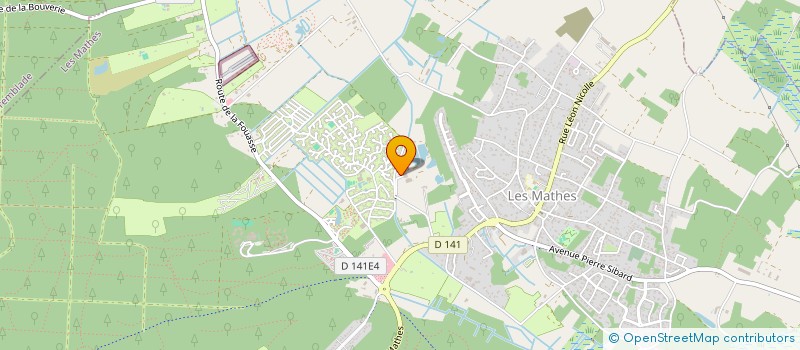 localisation de l'entreprise PALMYRE TRIATHLON CLUB  LES MATHES