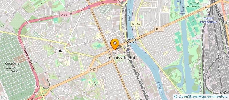 localisation de l'entreprise PALO à CHOISY-LE-ROI
