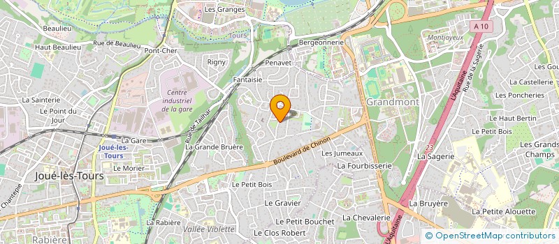 localisation de l'entreprise PALO IT LABS-CHATEAU DE RIGNY  JOUE LES TOURS