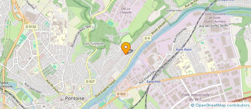 localisation de l'entreprise PALOATO  PONTOISE