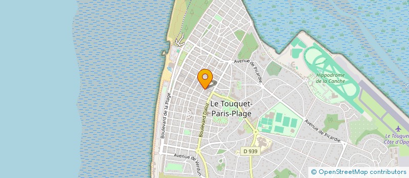 localisation de l'entreprise PALOCA à LE TOUQUET-PARIS-PLAGE