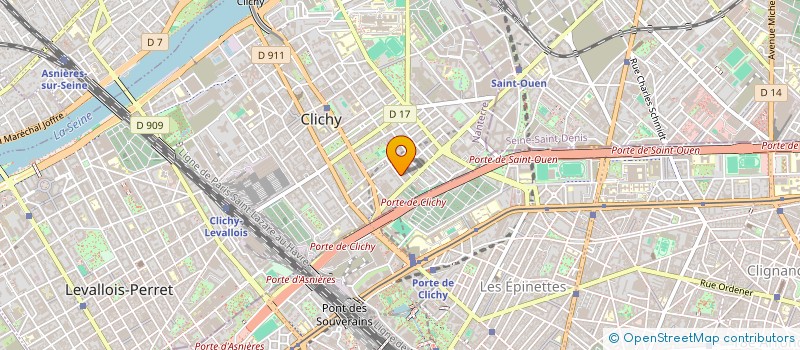 localisation de l'entreprise PALOCORP à CLICHY