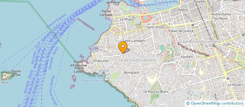 localisation de l'entreprise PALOMA à MARSEILLE