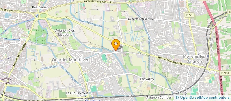 localisation de l'entreprise PALOMA  AVIGNON