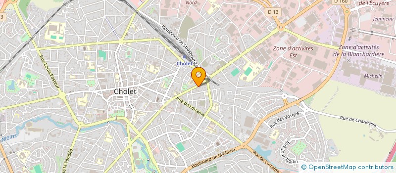 localisation de l'entreprise PALOMA à CHOLET