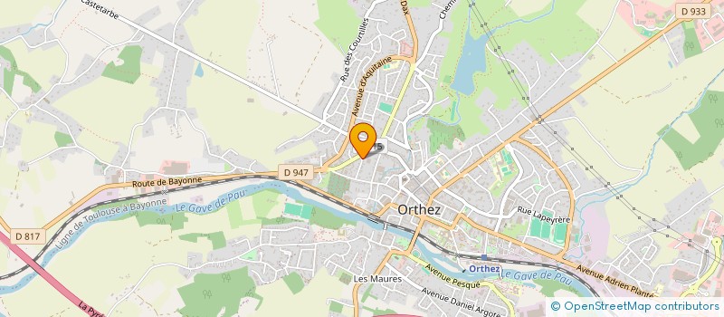 localisation de l'entreprise PALOMA  ORTHEZ