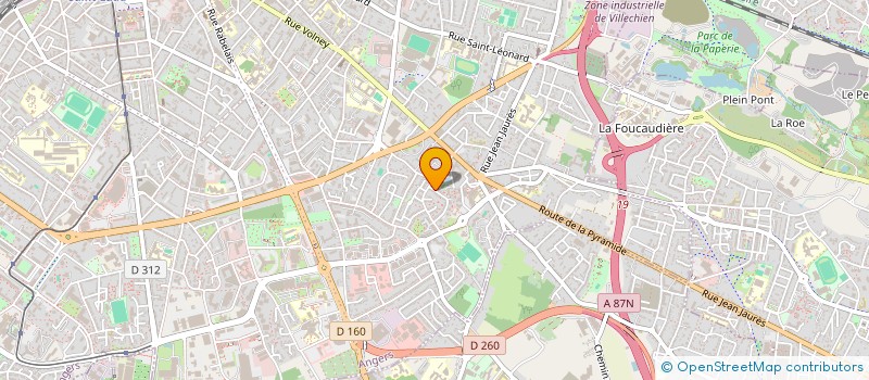 localisation de l'entreprise PALOMA à ANGERS