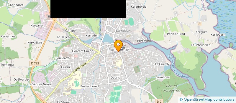 localisation de l'entreprise PALOMA  PONT-L'ABBE