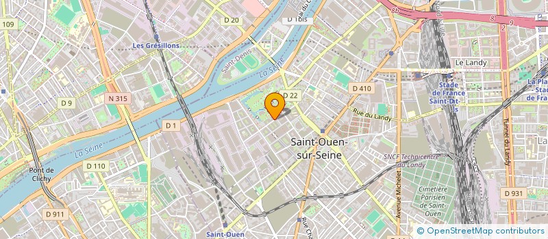 localisation de l'entreprise PALOMA  SAINT-OUEN-SUR-SEINE