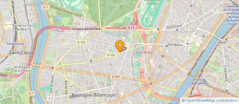 localisation de l'entreprise PALOMA à BOULOGNE-BILLANCOURT